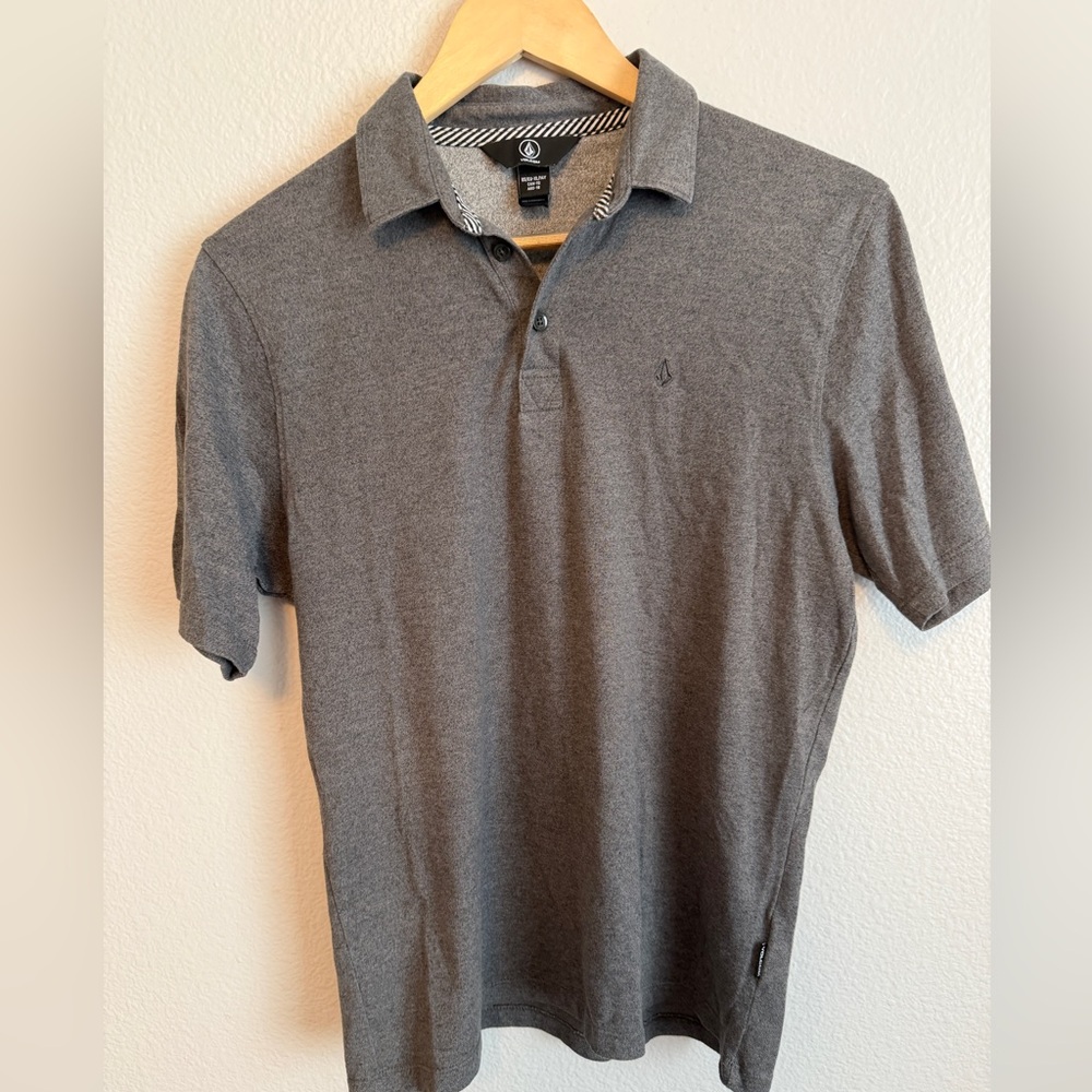 Volcom Charcoal Polo Shirt